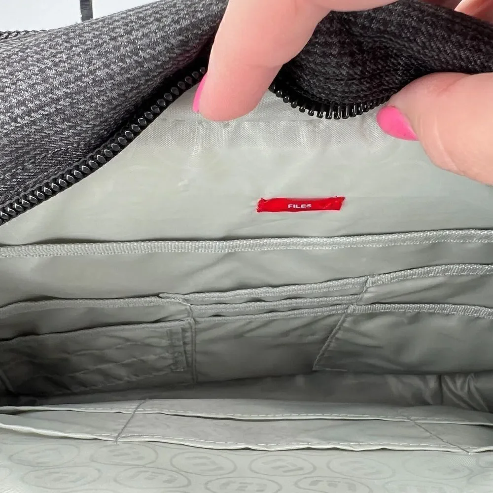 Travis Mathew Heather Gray Logo Golf Laptop Travel Bag Logo Golf